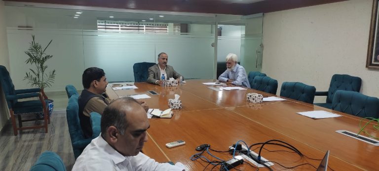 Read more about the article 24th March 2023: Progress review meeting of Project Dhabeji Industrial Zone held in meeting room of SEZMC