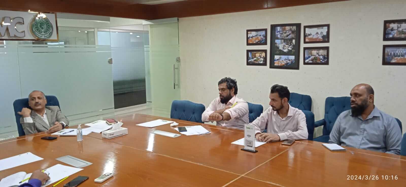 Read more about the article Progress Review Meeting of all Projects of SEZMC held on 26th March 2024 led by CEO SEZMC, progress discussed about projects