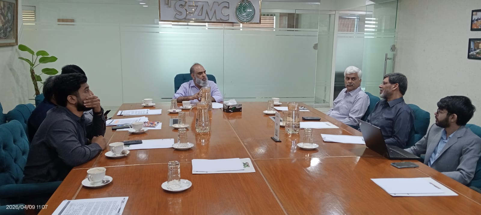 A progress review meeting for MCK Industrial Park was convened to assess development progress and accelerate the pace of implementation through improved stakeholder coordination.